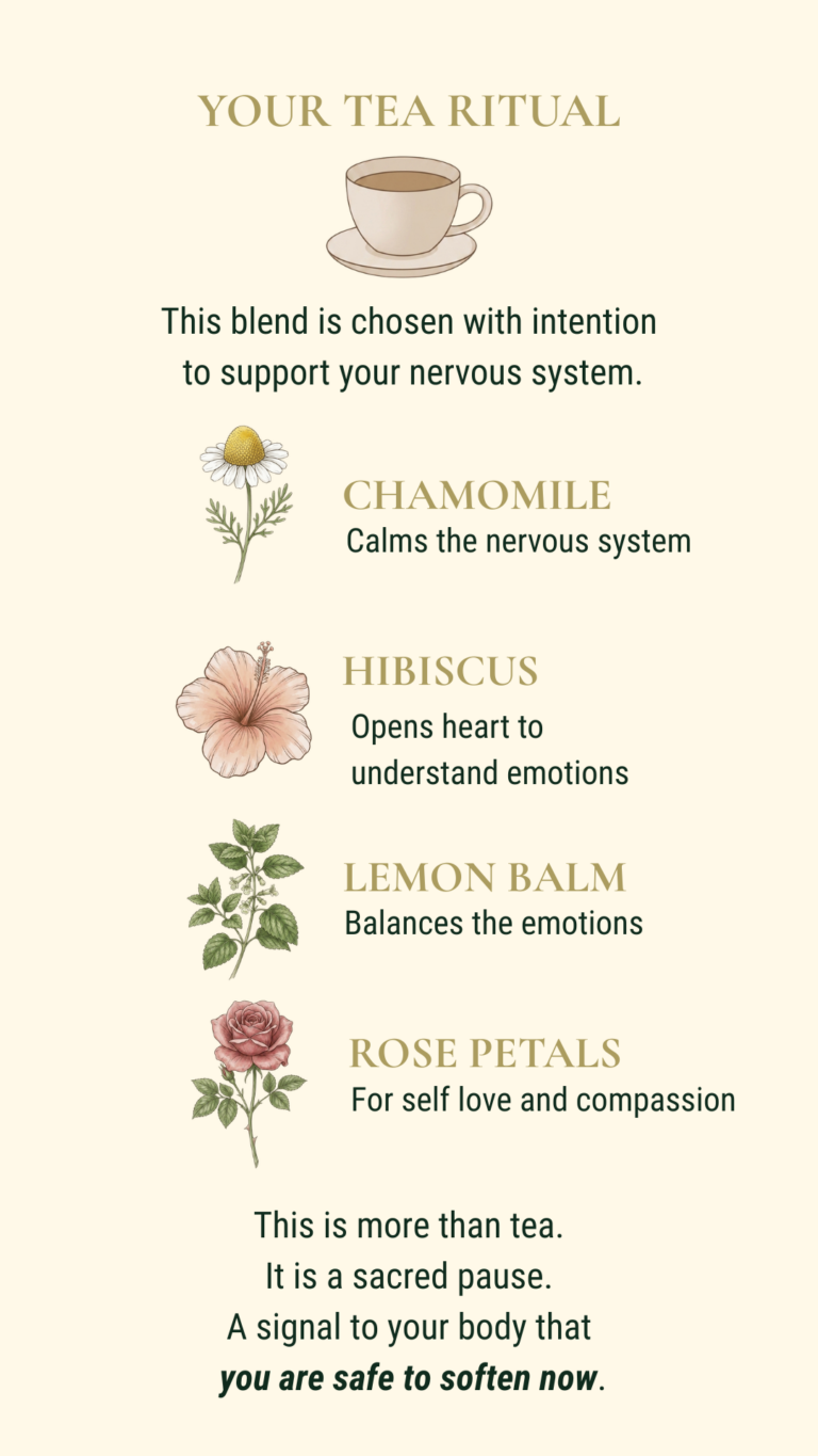 Nervous system tea ritual