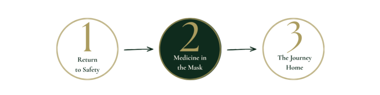 medicine in the mask step